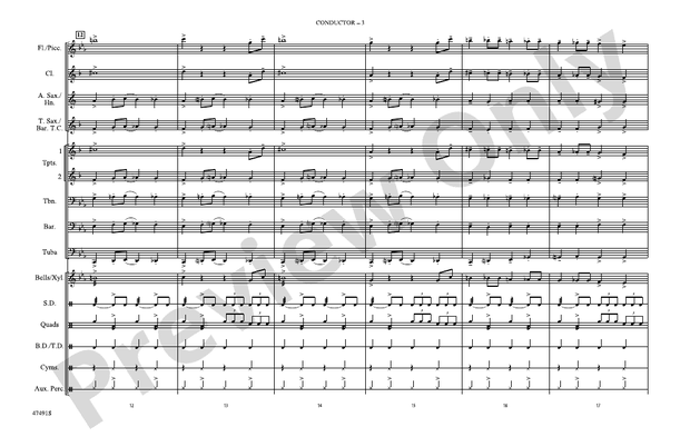 Get Smart Theme – Marching Band Conductor Score & Parts (Digital Download)