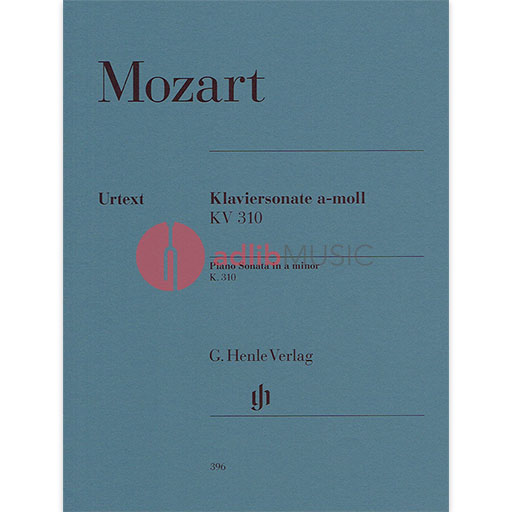 Mozart - Piano Sonata in AMin K310 (300d) - Piano Solo Henle HN396