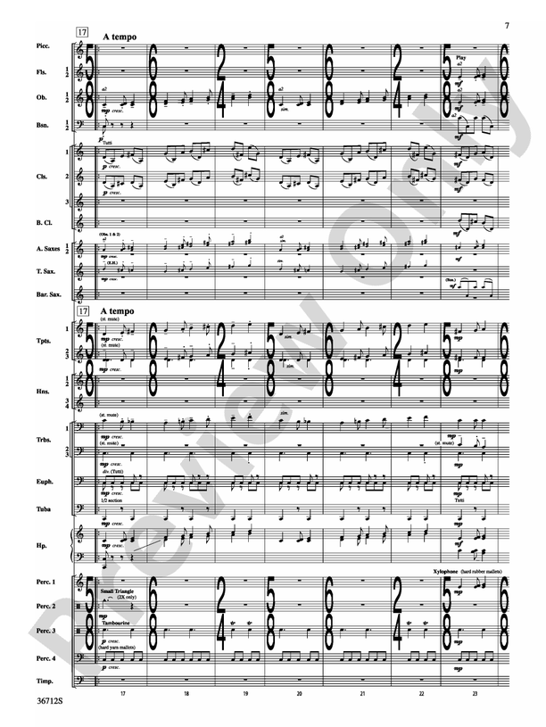Gloria - Concert Band Conductor Score & Parts (Digital Download)