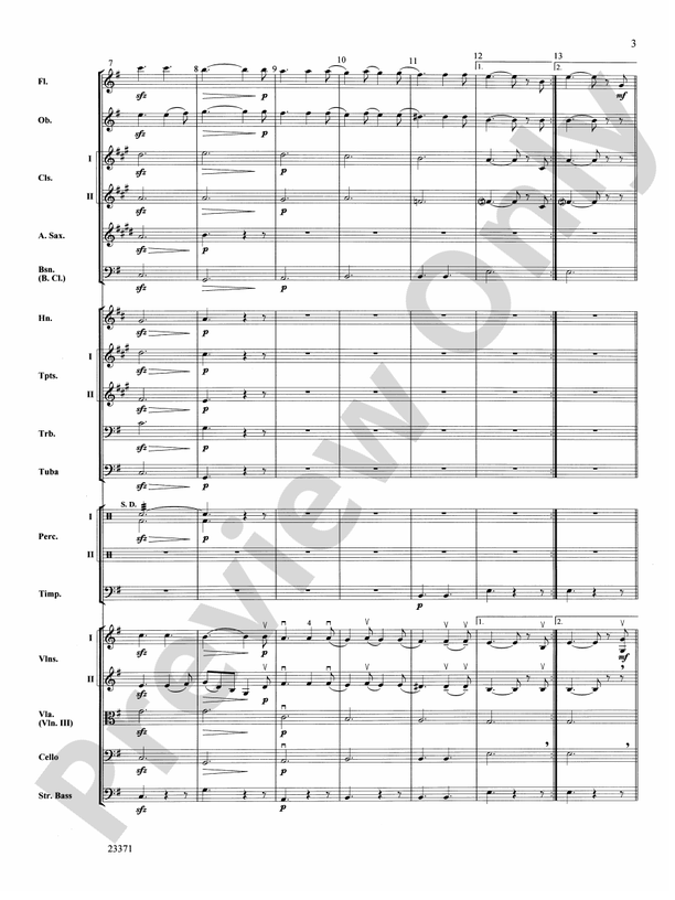 The Moldau – Full Orchestra Conductor Score & Parts (Digital Download)