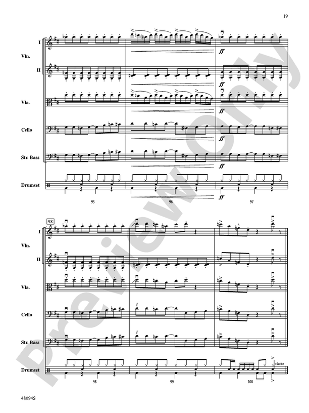 Rockin' 67 Blues - String Orchestra Conductor Score & Parts (Digital Download)