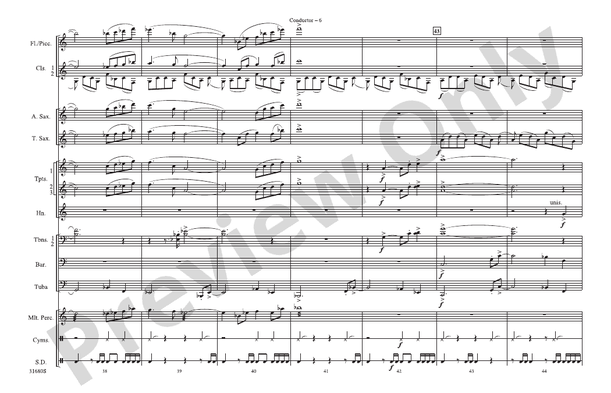 Seapower Fanfare – Marching Band Conductor Score & Parts (Digital Download)