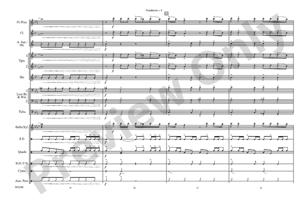 She's Not There – Marching Band Conductor Score & Parts (Digital Download)