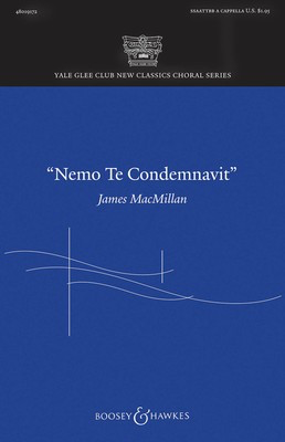 Nemo te condemnavit - James MacMillan - SATB Boosey & Hawkes Octavo