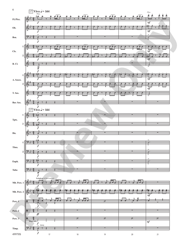 Proxima B - Concert Band Conductor Score & Parts (Digital Download)