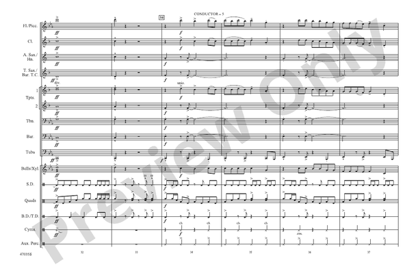 Feel It Still – Marching Band Conductor Score & Parts (Digital Download)