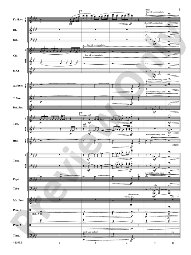 Children of Gaia - Concert Band Conductor Score & Parts (Digital Download)