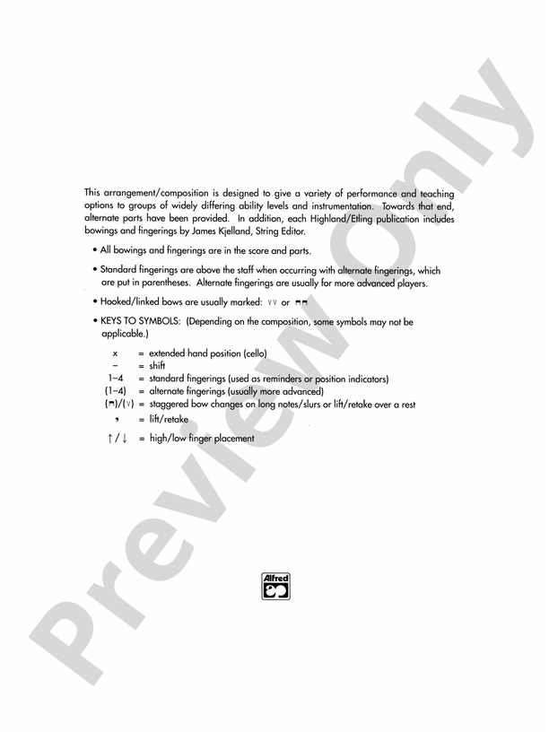 Serendipity Suite – String Orchestra Conductor Score & Parts (Digital Download)