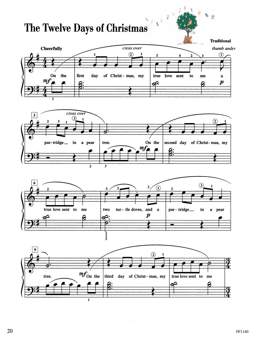Piano Adventures Christmas Book - Level 2B