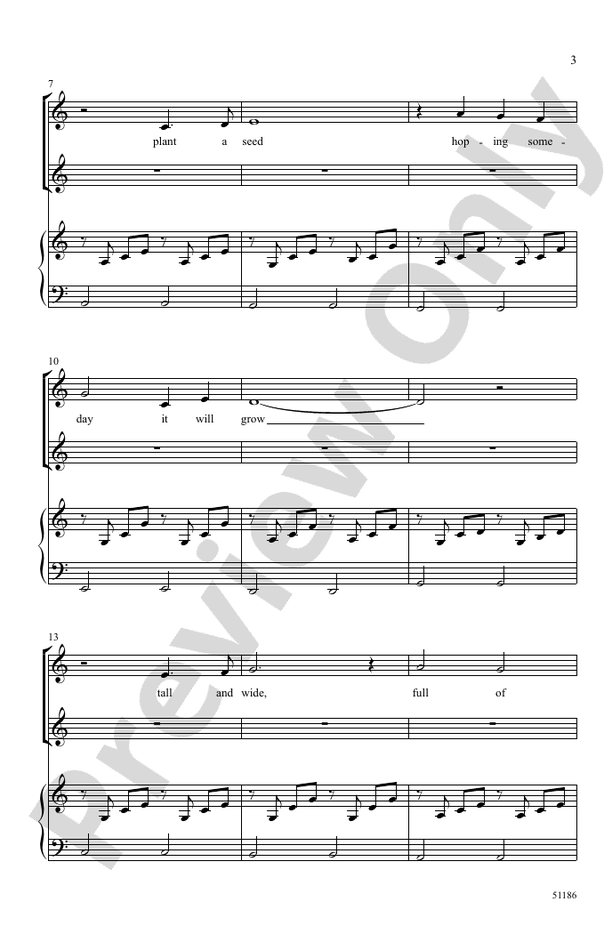 Dreams Were Made to Come True - 2 Part Treble Choral Octavo (Digital Download)