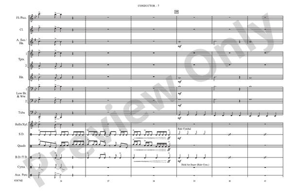 Birthday – Marching Band Conductor Score & Parts (Digital Download)