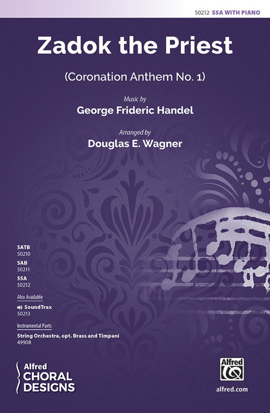 Zadok the Priest - SSA Choral Octavo (Digital Download)