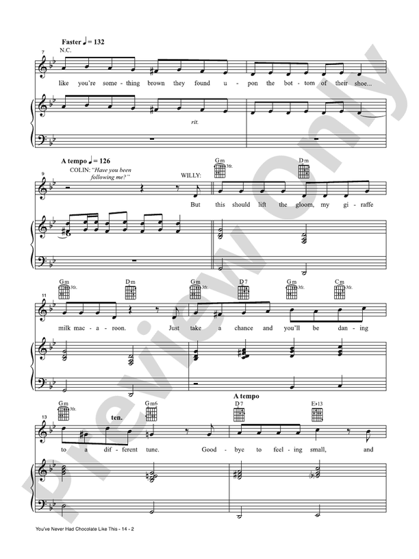 You've Never Had Chocolate Like This (from Wonka) - PVG (Digital Download)