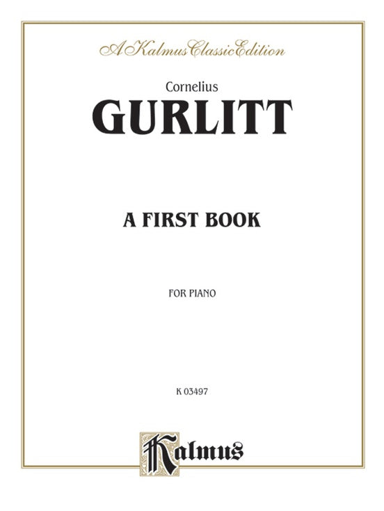 Gurlitt - A First Book - Piano Solo (Digital Download)