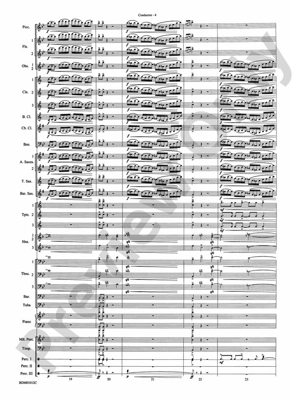 Infinite Quest - Concert Band Conductor Score & Parts (Digital Download)