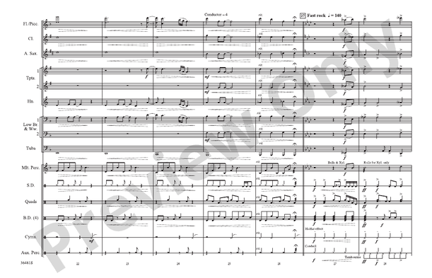Wake Me Up When September Ends / Homecoming – Marching Band Conductor Score & Parts (Digital Download)
