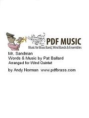 Mister Sandman - Wind Quintet (Digital Download)