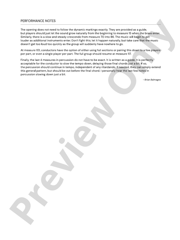 How Sweet the Sound – Concert Band Conductor Score & Parts (Digital Download)