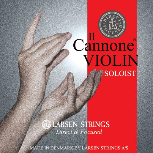 Larsen Il Cannone Violin Solo Strings, COMPETITION Set (Direct & Focused/Extra E), 4/4
