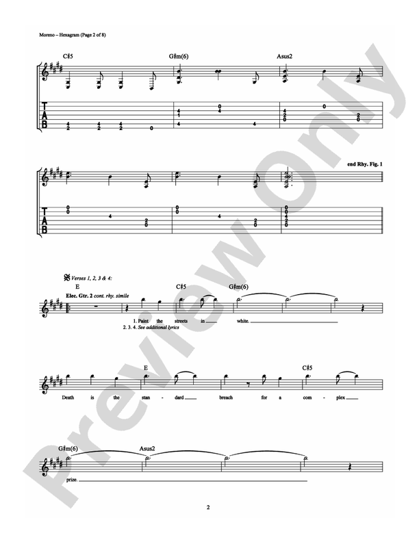 Hexagram - Guitar TAB (Digital Download)
