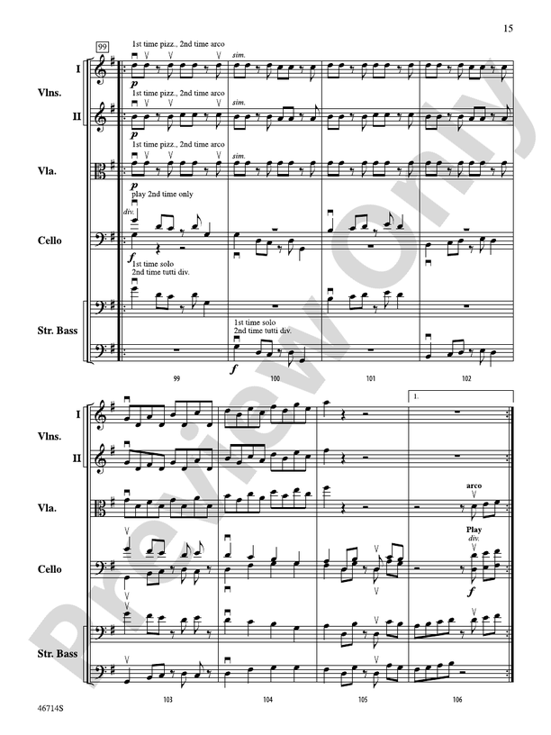 Yumiweeus - String Orchestra Conductor Score & Parts (Digital Download)