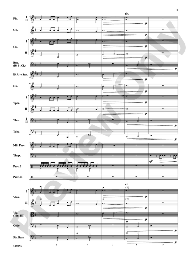 Realms of Endless Day – Full Orchestra Conductor Score & Parts (Digital Download)