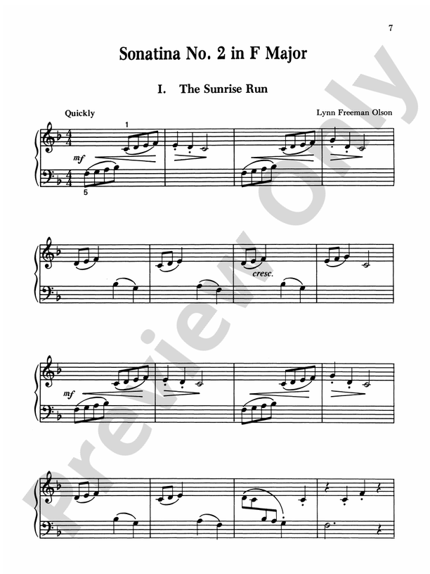 Beginning Sonatinas: Five Original Works in Varying Styles for the Early Grades - Piano (Digital Download)