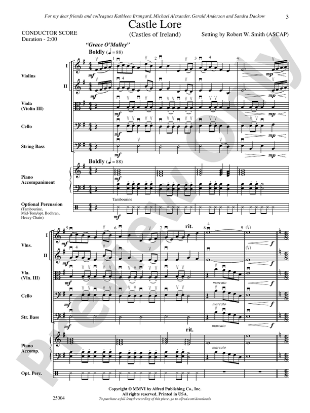 Castle Lore – String Orchestra Conductor Score & Parts (Digital Download)