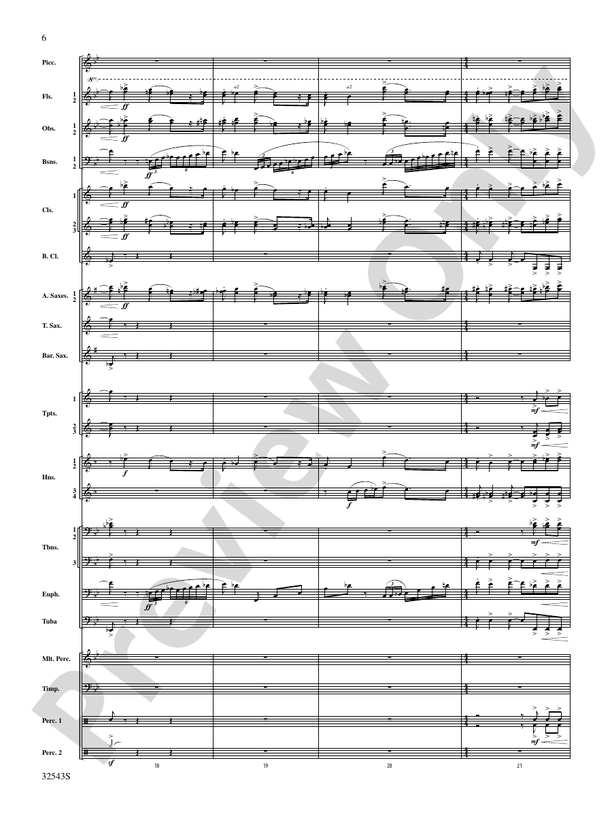 Sea Hawk - Concert Band Conductor Score & Parts (Digital Download)