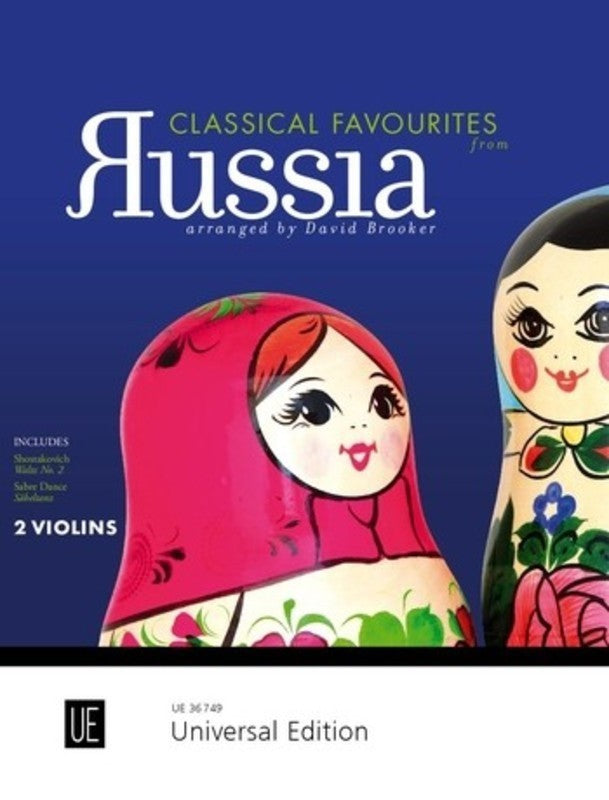 Classical Favourites from Russia for 2 Violins