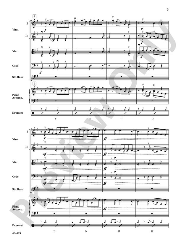 Cascade – String Orchestra Conductor Score & Parts (Digital Download)