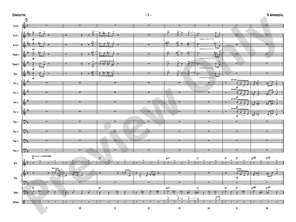 S Wonderful (Grade 2) - Jazz Ensemble Conductor Score & Parts(Digital Download)