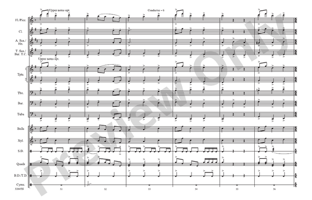 Promenade – Marching Band Conductor Score & Parts (Digital Download)
