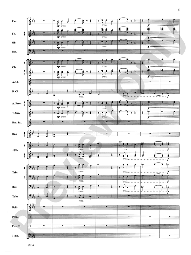 1812 Overture - Concert Band Conductor Score & Parts (Digital Download)
