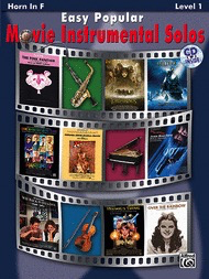 Easy Popular Movie Instrumental Solos - Horn/CD Alfred 28156