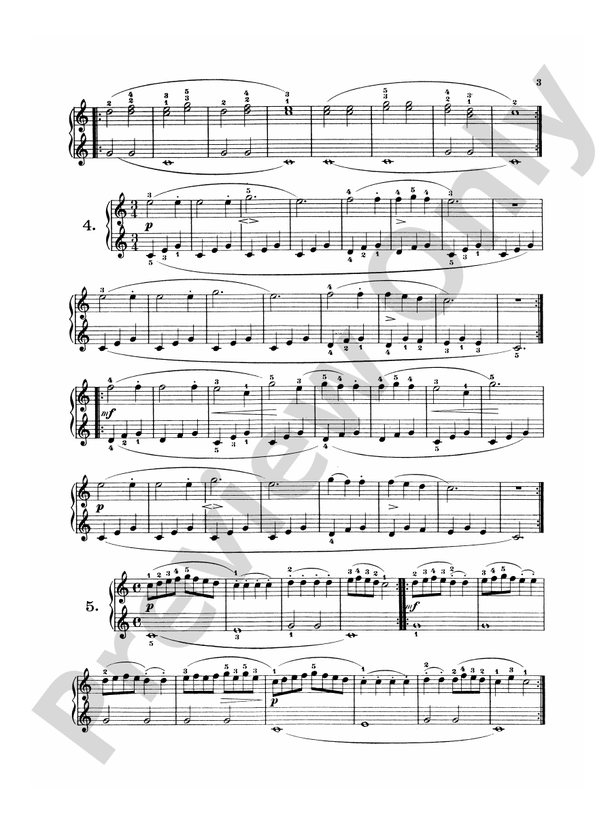 Bach - One-Hundred Recreations, First Instruction in Piano Playing - Piano Solo (Digital Download)