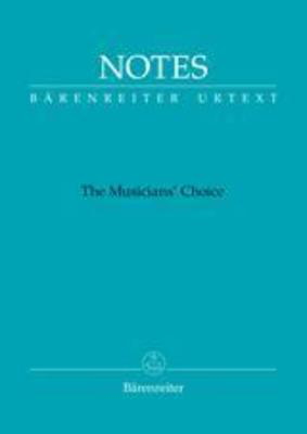 Notes - The Musician's Choice - Barenreiter notebook with turquoise cover - Barenreiter