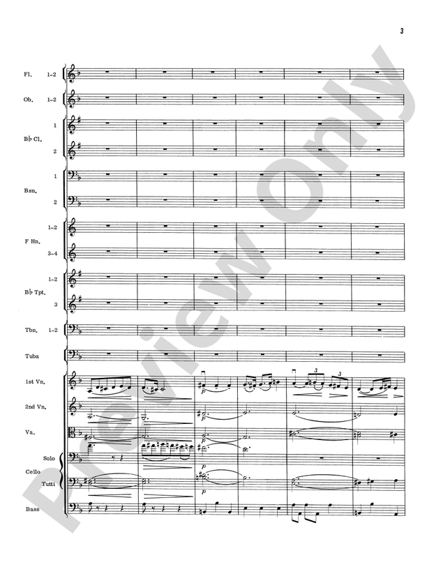 William Tell Overture – Full Orchestra Conductor Score & Parts (Digital Download)