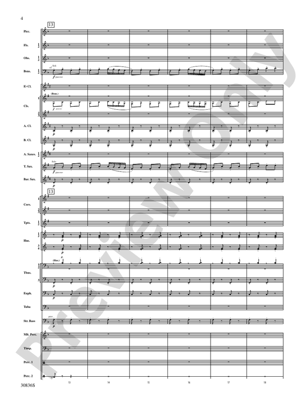 The Rakes of Mallow (from the Irish Suite) - Concert Band Conductor Score & Parts (Digital Download)