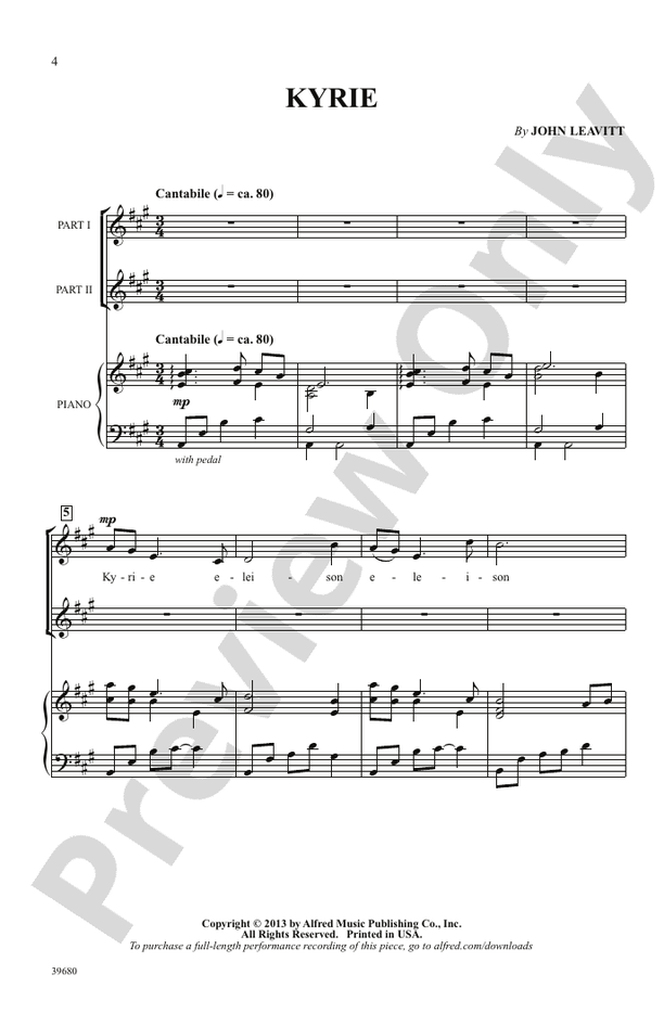 Missa Festiva – 2-Part Choral Octavo (Digital Download)