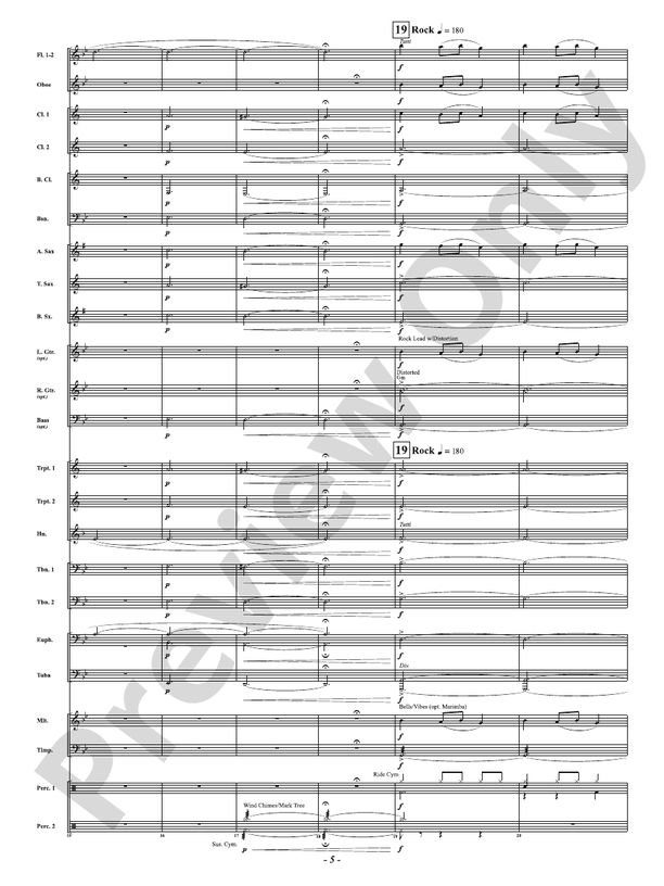 Beyond the Bell Carol - Concert Band Conductor Score & Parts (Digital Download)