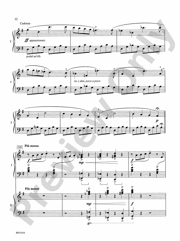 Concerto in G Major - 2 Pianos, 4 Hands (Digital Download)
