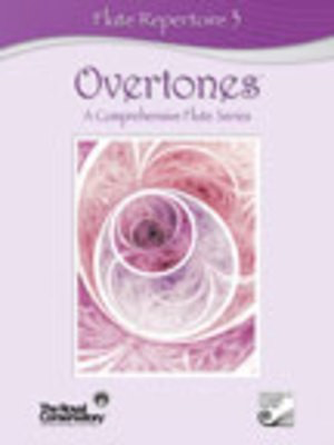 Overtones Flute Repertoire 3 - A Comprehensive Flute Series - Royal Conservatory of Music - Flute Frederick Harris Music /CD