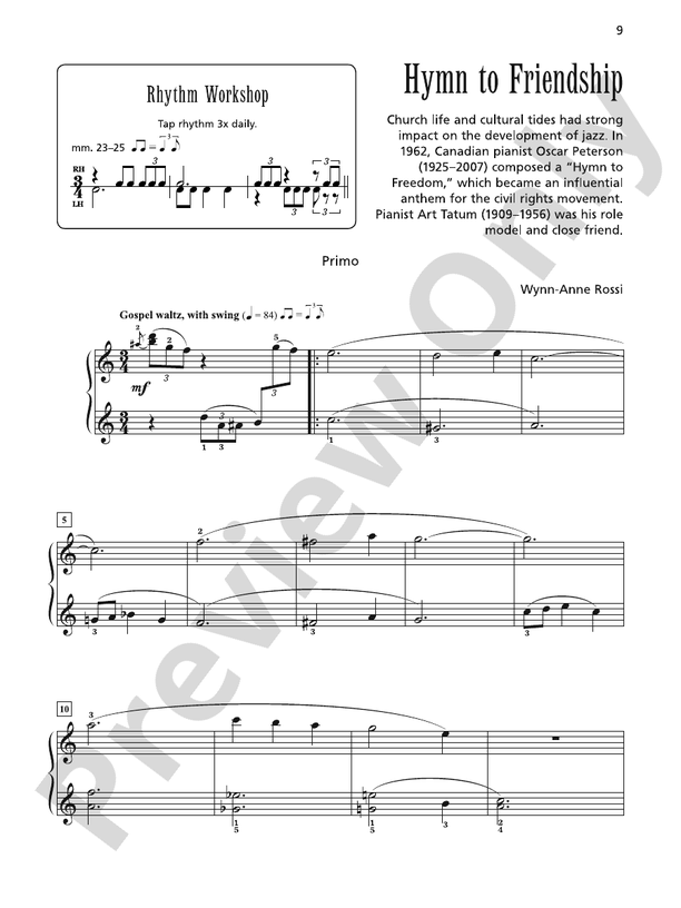 Hymn to Friendship - 1 Piano, 4 Hands (Digital Download)