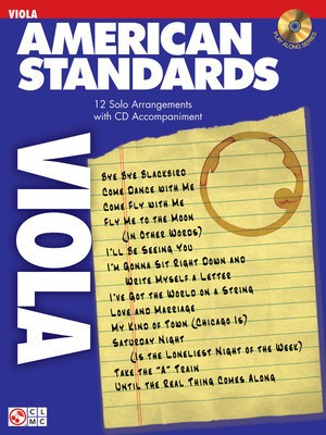 American Standards - 12 Solo Arrangements with CD Accompaniment - Viola Various Cherry Lane Music /CD