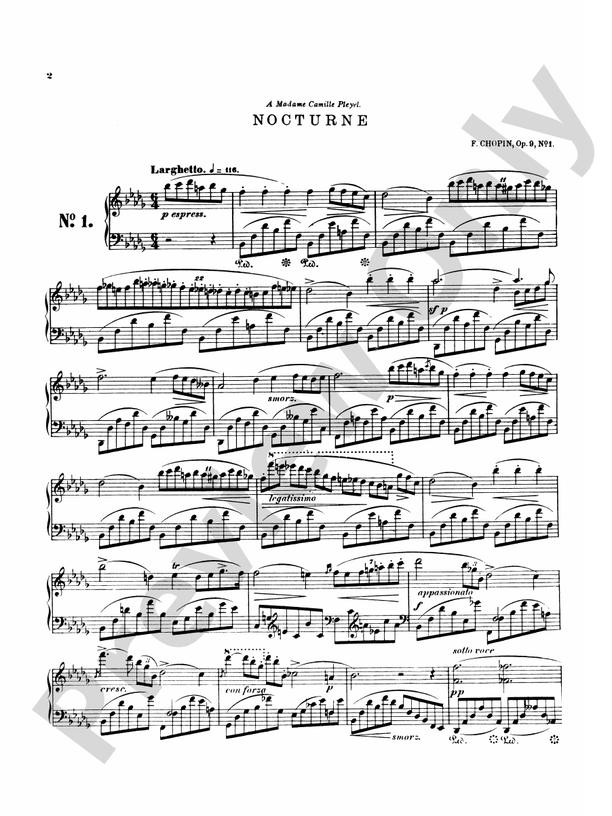 Chopin - Nineteen Nocturnes (Ed. Franz Liszt) - Piano Solo (Digital Download)