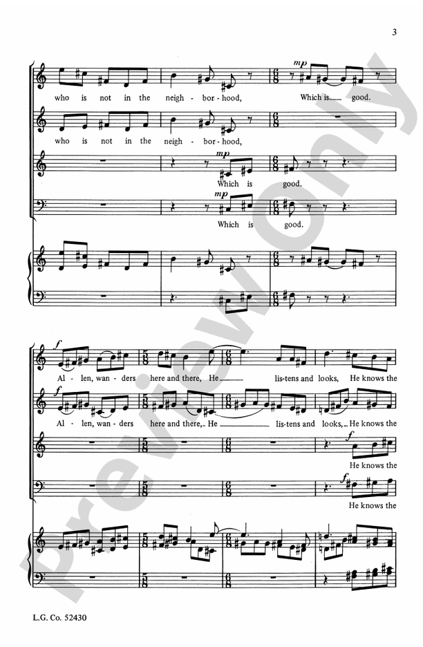 Allen (from The Way They Are) - SATB Choral Octavo (Digital Download)