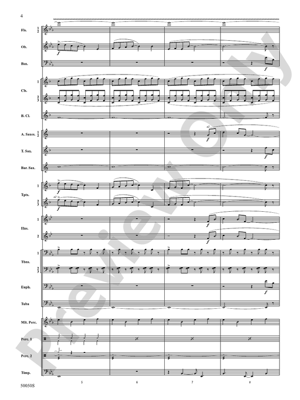 With Eyes Turned Skyward - Concert Band Conductor Score & Parts (Digital Download)