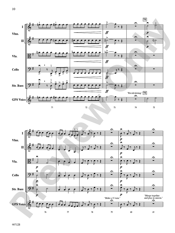 GPS - String Orchestra Conductor Score & Parts (Digital Download)