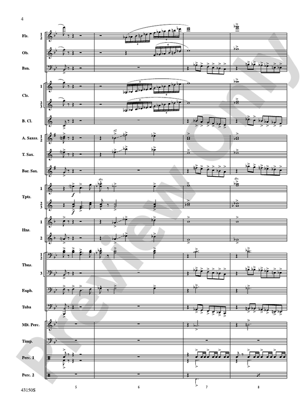 Drive! - Concert Band Conductor Score & Parts (Digital Download)